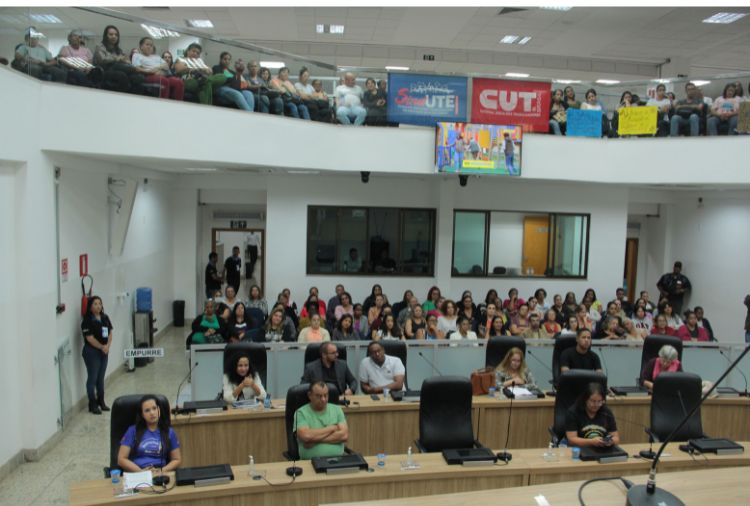 Audiência foi realizada no plenário da Câmara Municipal de Sete Lagoas. Foto: Ascom CMSL.