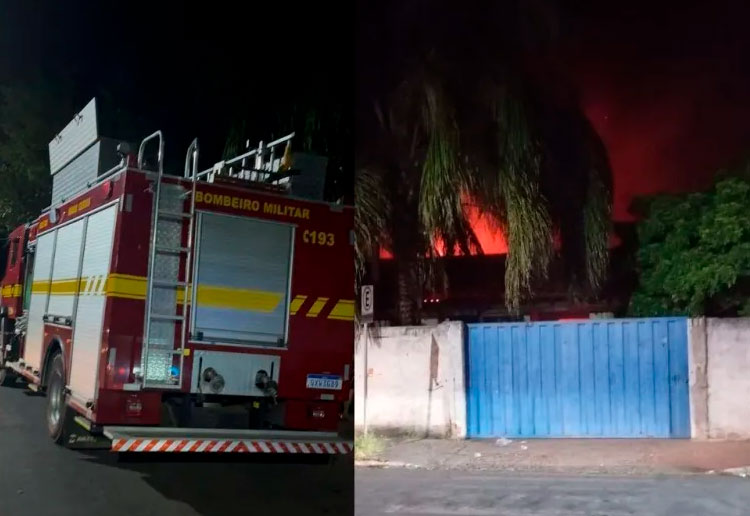 Incêndio foi no setor de almoxarifado