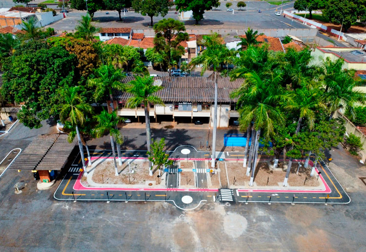 Transitolândia foi instalada no estacionamento do DER-MG, em Curvelo / Foto: DERMG