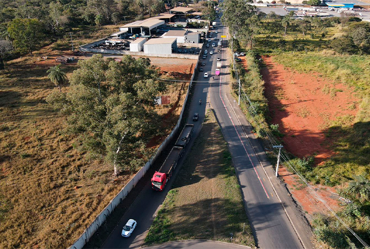 Av. Otávio Campelo Ribelo liga Eldorado ao Shopping Sete Lagoas. Foto: Ascom/PMSL.