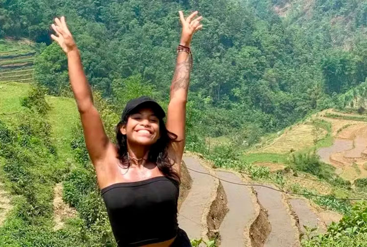 Juliana Marins em foto de acervo pessoal.